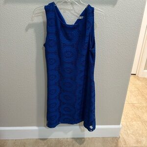 Eliza J Blue Lace Dress